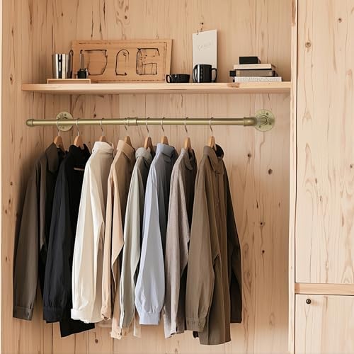 addgrace industrial iron pipe clothing garment rack wall, package contents