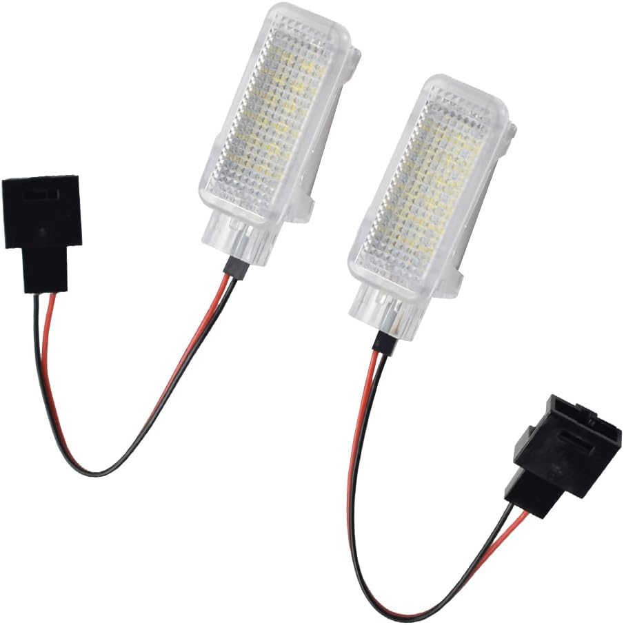 2Pcs Canbus Car White LED Courtesy Door/trunk/Footwell/glove box light lamp For Au#di A1 A2 A3 A4 A5 A6 A7 A8 Q3 Q5 Q7 TT VW Skoda