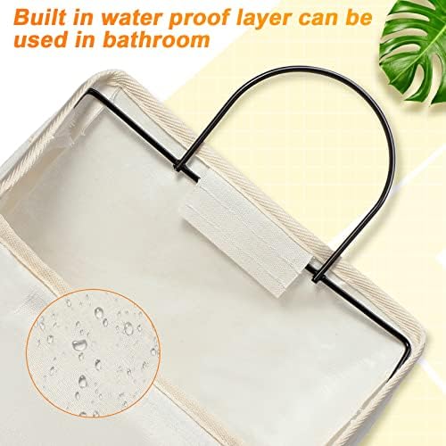 chumia 6 pack wall hanging storage basket closet showing dimensions