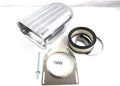 212 Main Aluminum Hilborn Style 5 Finned Hood Air Scoop Kit with Single 4 BBL Carb, Polished