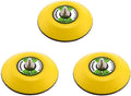 Ouya 3PCS 3" Hook and Loop Backing Pads 1/4"-20 Threads Polishing Buffing Plate for Dual Action Car Polisher