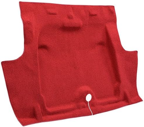 Molded Loop Trunk Area Carpet Flooring - fits 1967-1968 Pontiac Firebird Coupe Molded (Black)
