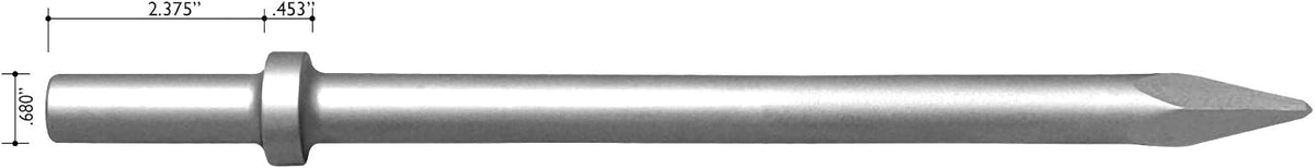 24" long moil or bull point chipping hammer, main product view