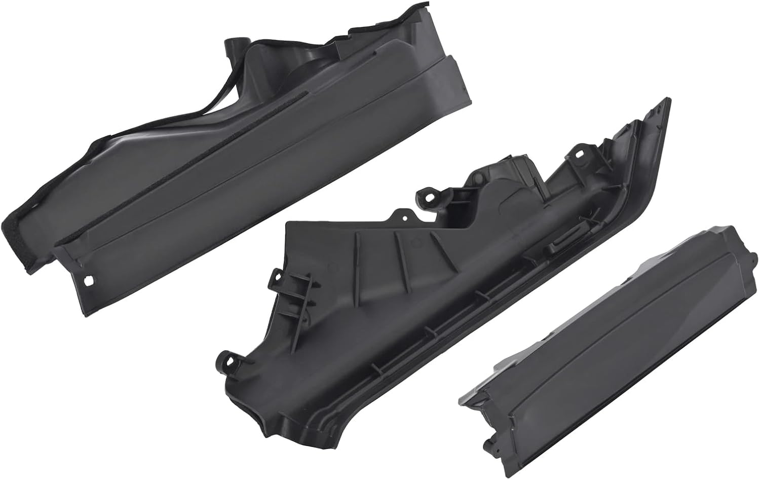 PRIB000000002 3PCS car Engine Upper Cover Compartment Partition Panel - For BMW X5 X6 E70 E71 06-14 Car Engines Accessories - Engine Bay Upper Black Plastic Divider Cover