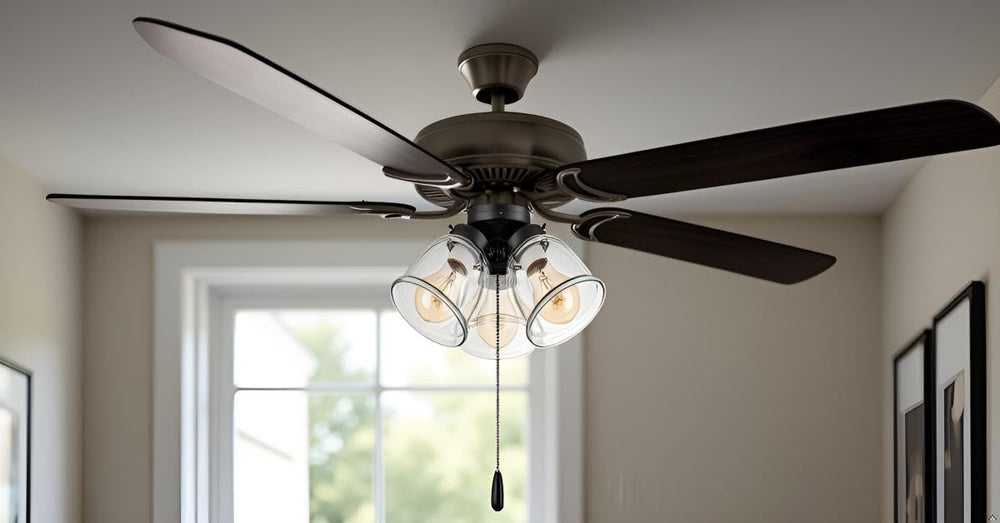 Aspen Creative 22012-1, Three-Light Ceiling Fan Light Kit with Pull Chain, Ma...