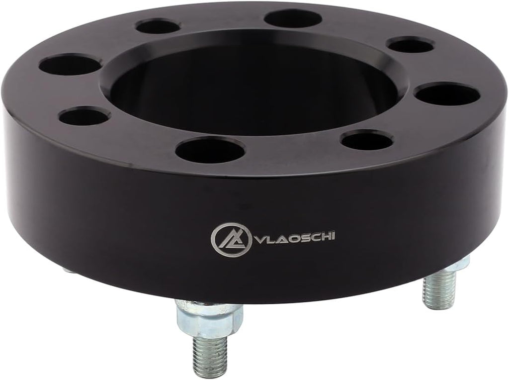 Black Forged 4x4 Wheel Spacers 1.5 Inch with M12x1.25 Studs Compatible with Yamaha Golf Cart (4x101.6 Bolt Pattern 68.5mm Center Bore) - Pack of 4