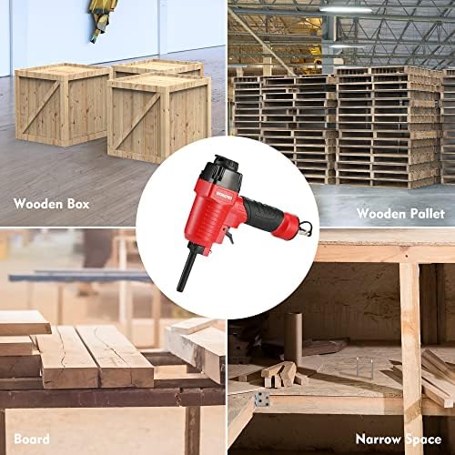 workpro pneumatic nail remover, heavy duty nail puller on a desk or shelf