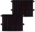2 PCS Car Side Window Shades, Sun Blocking & Heat Insulation Curtain for Baby, Privacy Protection Blackout Sunshade with Suction Cup, Foldable Cover for Most Cars SUVs Trucks (Black)