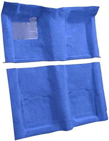 Automotive Carpet Compatible with 1967 to 1969 Chevrolet Camaro, 2 Piece (622-Light Blue Nylon Loop)