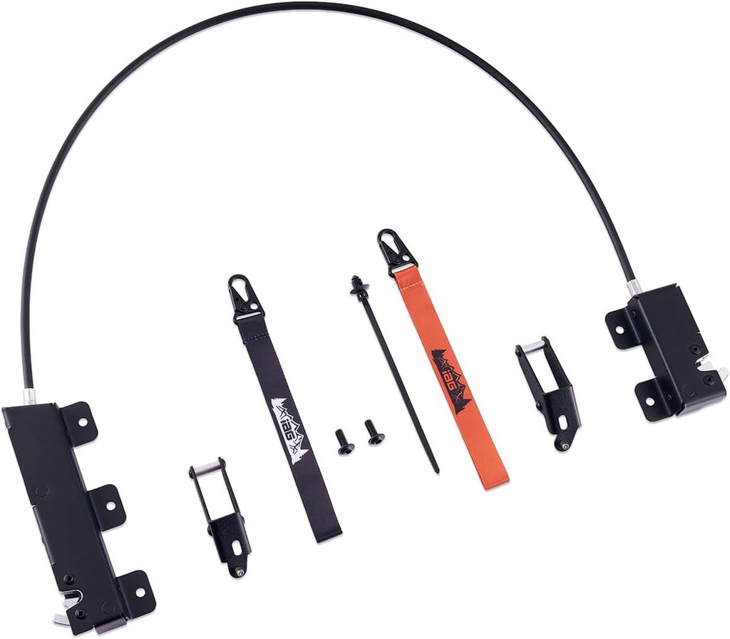 IAG V2 EZ-Pull Soft Top Rear Hatch Release Handle for Ford Bronco 2021-2026 4 Door Soft Top - One-Hand Cable-Actuated Pull Strap, Easy Install, Made in USA