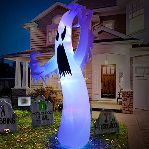 Sizonjoy 12 Ft Giant Halloween Inflatable Ghost, Blow Up Halloween Decoration...