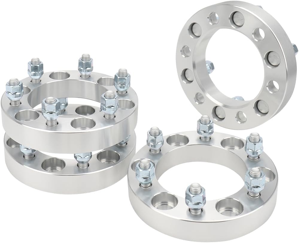 IRONTEK 6x139.7mm Wheel Spacers Fit for Toyota 89-22 4Runner/ 80-95 Pickup, for GMC 04-12 Canyon, for Lexus 10-22 GX460/ 03-09 GX470, Forged 1.18inch Thread Pitch M12x1.5 Hub Bore 108mm 4PCS