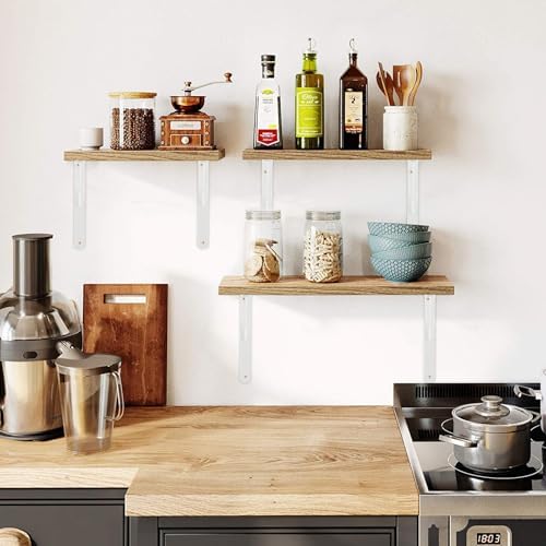 l10 x h 8" white heavy duty shelf on a desk or shelf
