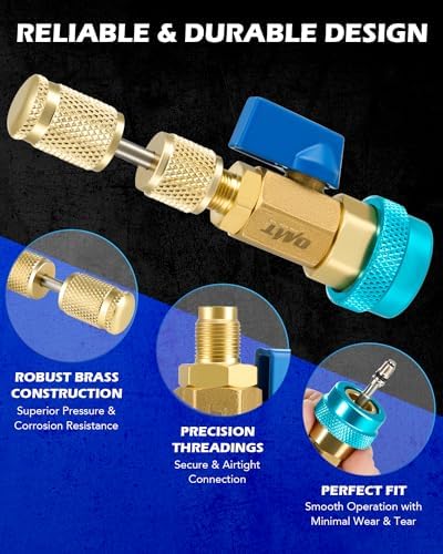 omt ac valve core removal tool, r134a r1234yf on a desk or shelf