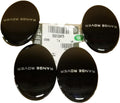 Genuine Wheel HUB Center Cap Set Compatible with Land Rover 605123475 | Fits RANGE ROVER, RANGE ROVER SPORT , VELAR, EVOQUE Set of 4 Black with silver Letters