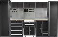JZD Metal Garage Tool Cabinet Set, Heavy Duty, Included Rolling Chest, by JZD