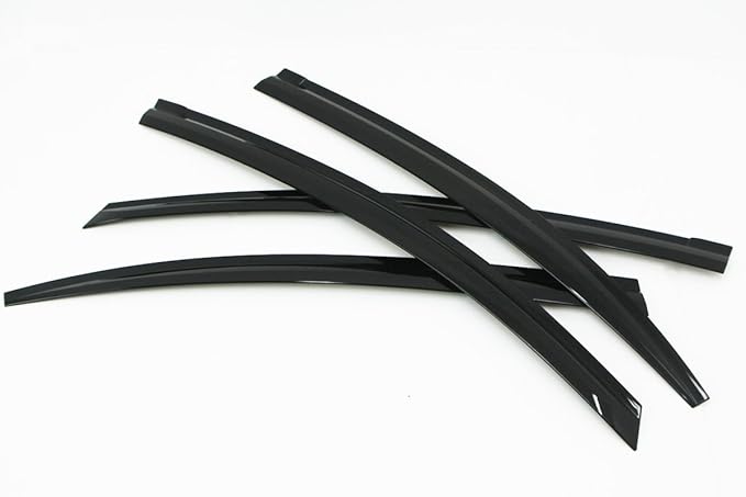 AUTOCLOVER Tape-On Rain Guards Window Visors 4 Pcs Set