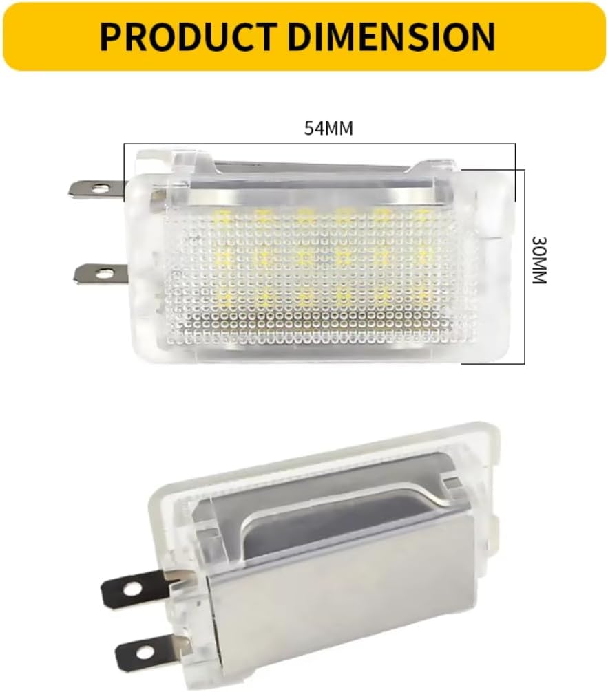 Car Trunk Light for Opel Astra Agila Insignia Omega Vectra Zafira, Trunk Glove Box Boot Interior Lamp