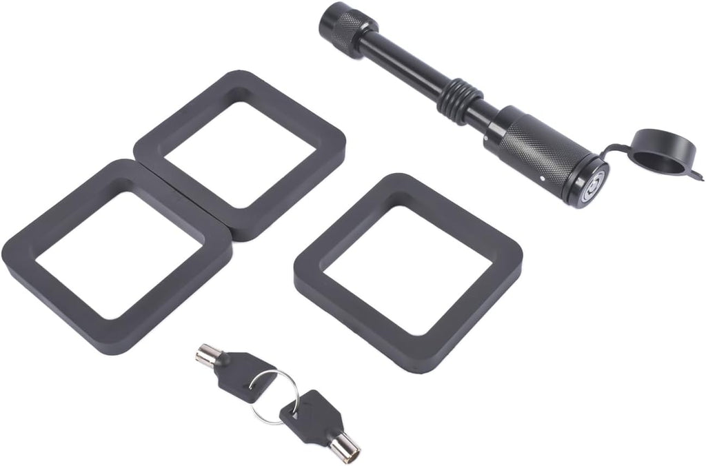 Adjustable Trailer Hitch Fits 2.5" Receiver 6-Inch Drop/Rise 22000 LBS GTW, 2" & 2-5/16" Dual Ball Heavy Duty Tow Hitch with Anti-Theft Pin for Trucks SUVs Commercial Towing, TowMax
