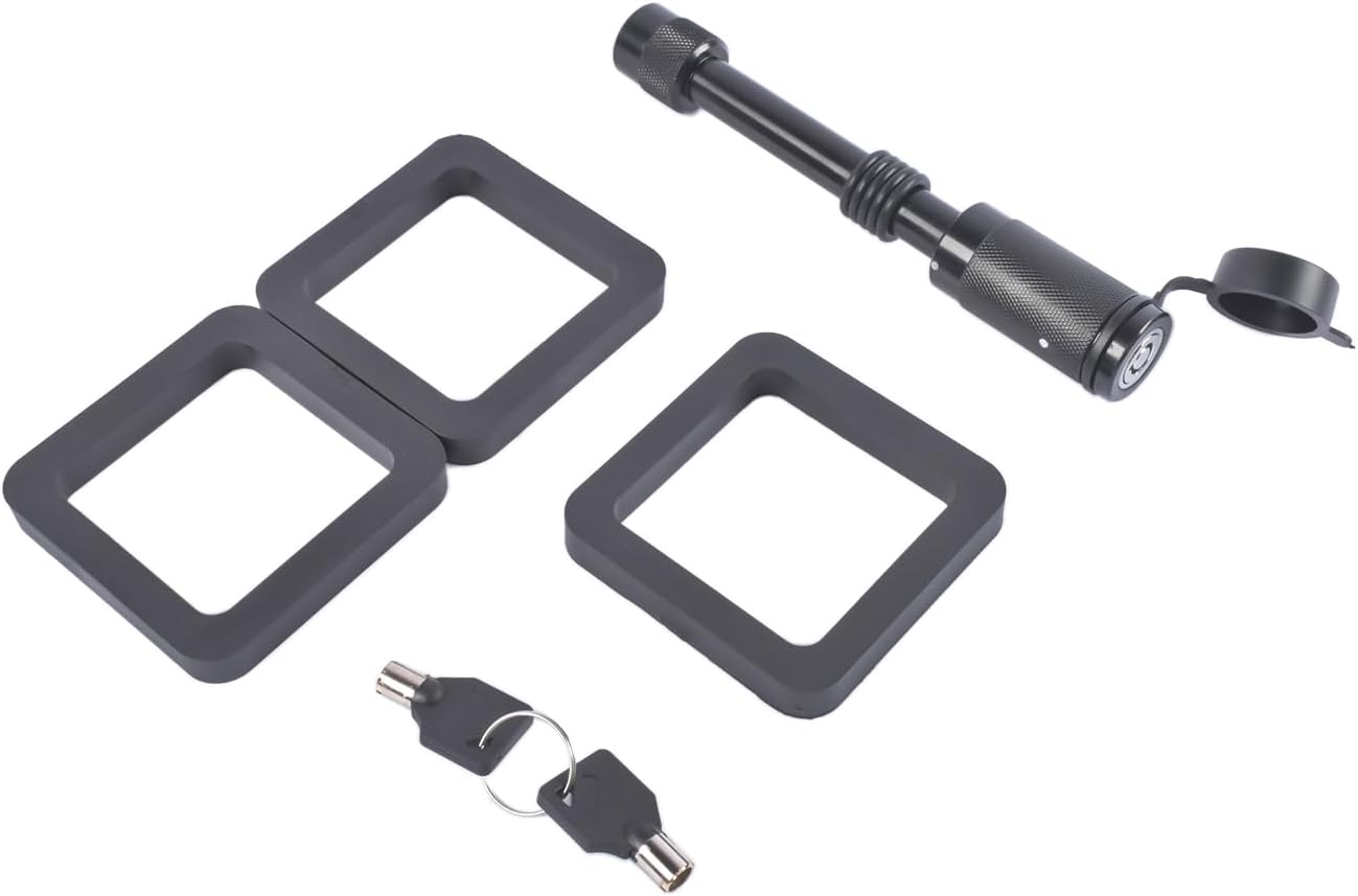 Adjustable Trailer Hitch Fits 2.5" Receiver 6-Inch Drop/Rise 22000 LBS GTW, 2" & 2-5/16" Dual Ball Heavy Duty Tow Hitch with Anti-Theft Pin for Trucks SUVs Commercial Towing, TowMax