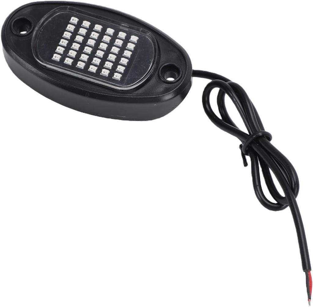 Keenso Underglow LED Lights for Cars, 36-LED Underbody Lights IP68 Water Proof with Aluminum PCB 11-Core Copper Wire for Car Truck ATV UTV SUV (Red)
