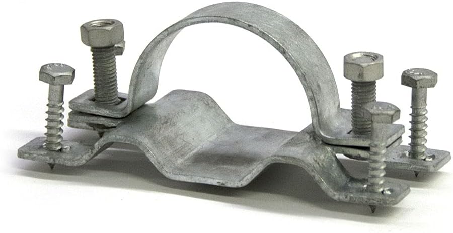 ozco wap-oz galvanized steel-to-wood fence bracket for 2x4 on a desk or shelf