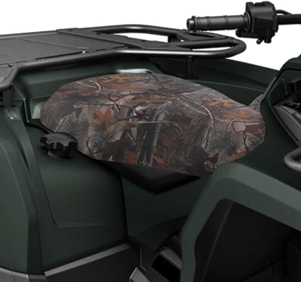 KEMIMOTO ATV Seat Cover Four Wheeler Seat Cover Water-Resistant Universal Compatible with Polaris Sportsman Fourtrax Can-Am Kawasaki Arctic Cat CFMOTO, Camo