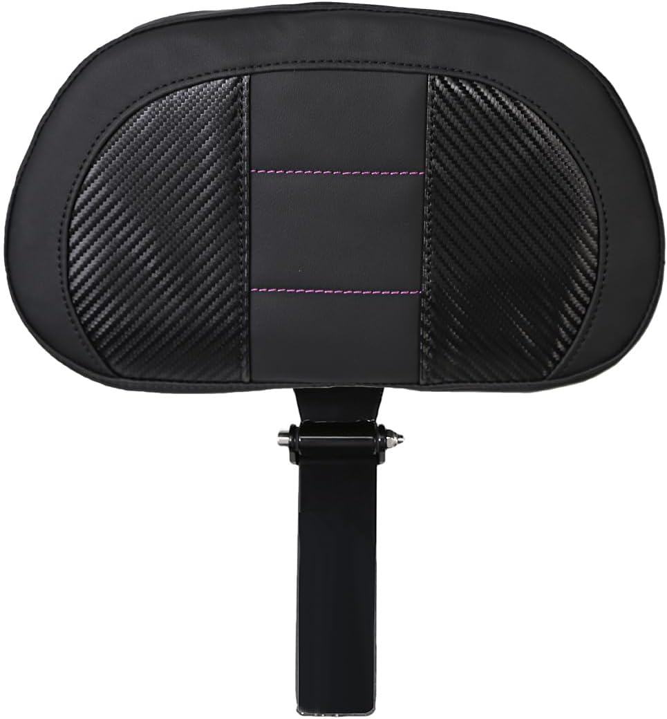 Driver Passenger Solo Seat Backrest Kits Compatible With For Harley Touring Street Road Glide FLHX FLTRX ST 2024 2025 2026 (Black Purple)