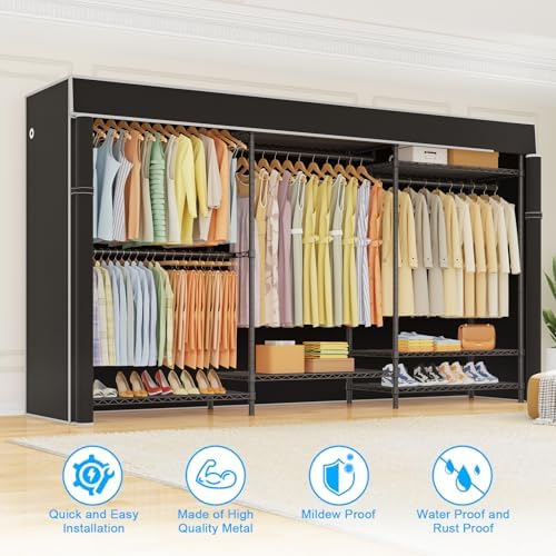 ulif e13c pro heavy duty closet organizer system，freestanding, package contents