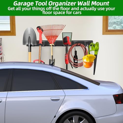 piyilo garage wall organizer, 48 inches adjustable garden on a desk or shelf