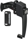 national hardware n178-376 pushbutton latch in black, 1-3/4", main product view