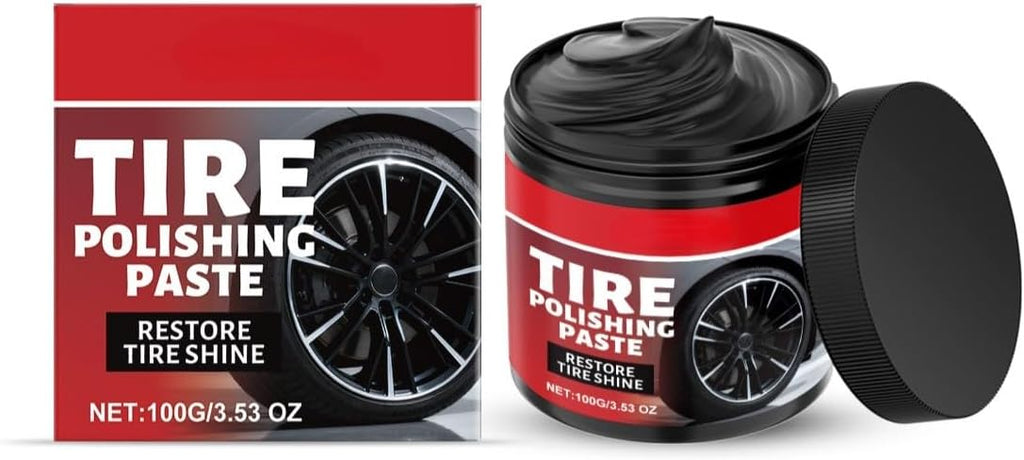 Tire polishing cream, car tire retread cream, tire maintenance anti-crack portable polishing cream