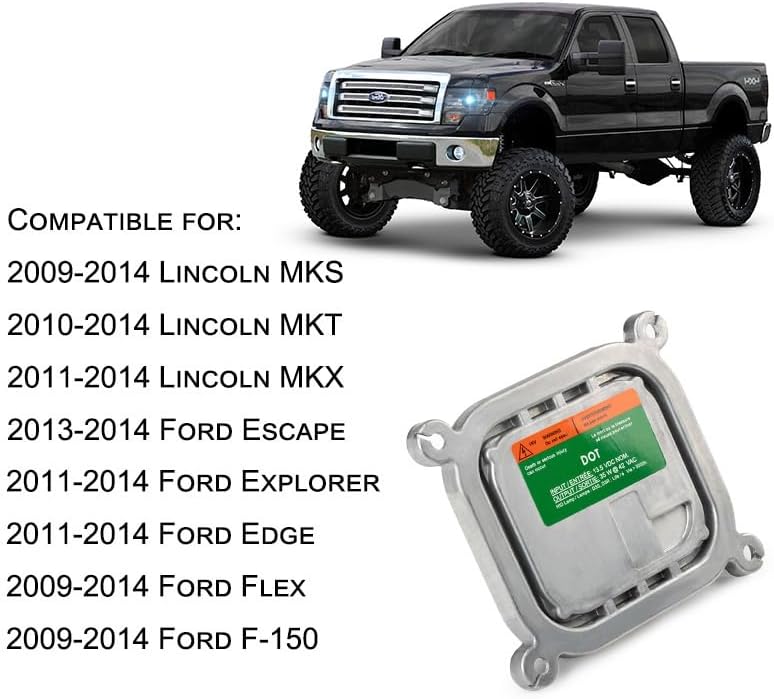 O-NEX Xenon D1S D3S 35W HID Ballast 8A5Z13C170A Factory OEM Direct Replacement Control Unit Module for Ford Lincoln