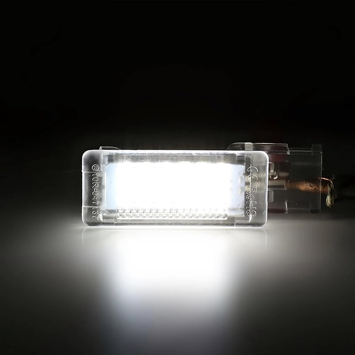 LED Footwell Under Door Glove Box Interior Trunk Lights Compatible with VW Golf MK7 GTI Jetta MK5 MK6, OEM Replacement Error Free - 2PCS (White)