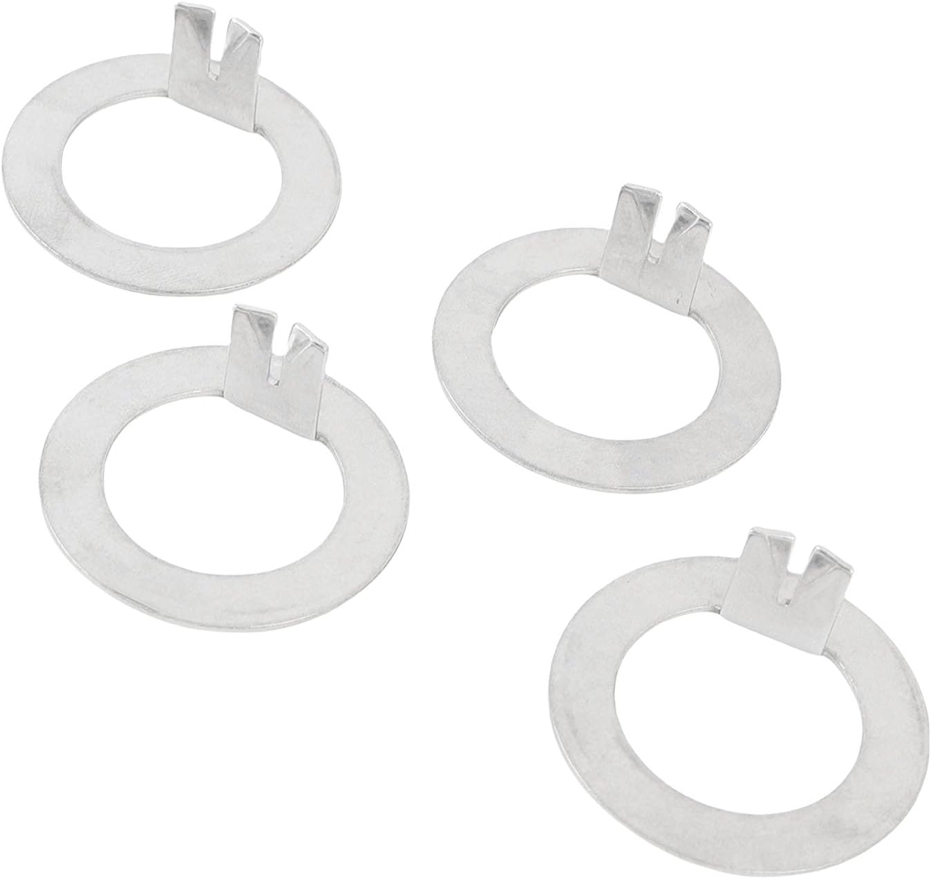 8PCS 1 Inch Trailer Wheel Spindle Washer fit for EZ Lube 2000 to 7000 Lbs Axles, Stainless Steel D Shaped Spindle Nut Locking Washers for Hub and Drum Maintenance, Towing Security