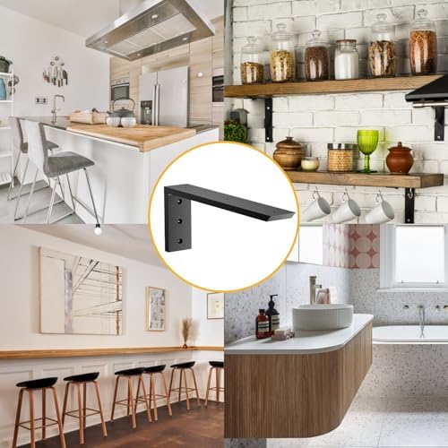 countertop support bracket 20 inch 4 pack (3/8" on a desk or shelf