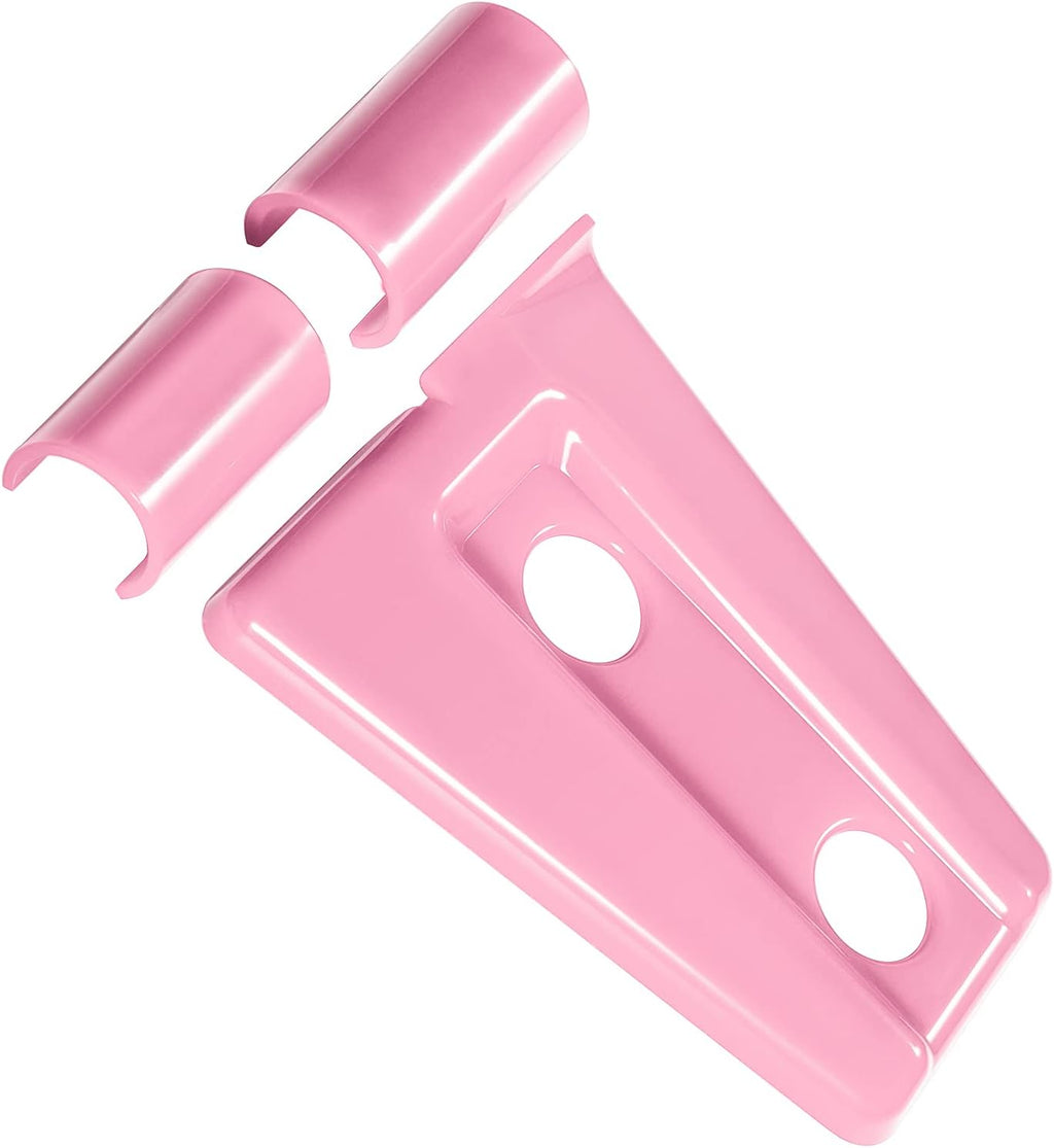 E-cowlboy Door Hinge Cover Trim Exterior Accessories for Jeep Wrangler JK JKU Sport Rubicon Sahara X Unlimited 2-Door & 4-Door 2007-2018 (Pink 8PCS)