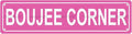 BOUJEE CORNER Space Metal Tin Street Sign Bar Cafe Garage Cave Home Room Wall by Unknown