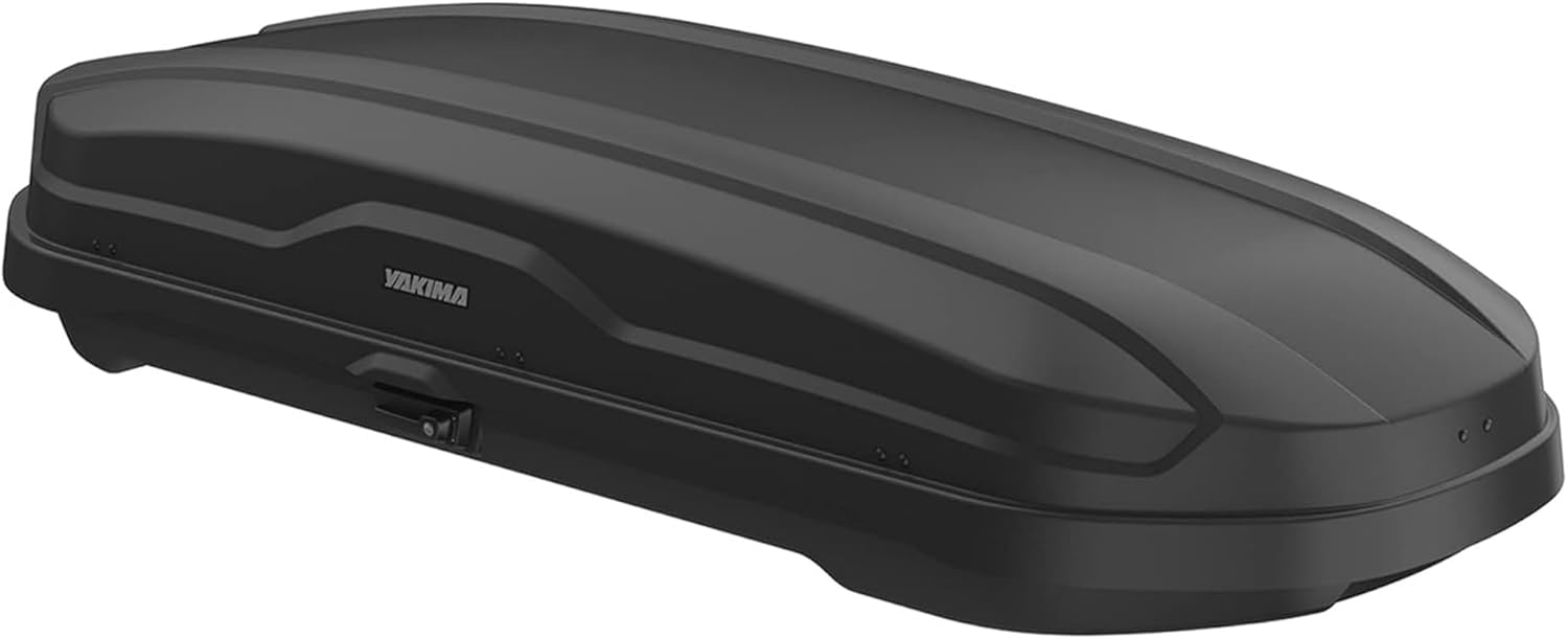 Yakima SkyBox NX 18 Roof Top Cargo Carrier, 18 Cubic Feet, Black – Vehicle Rooftop Hard Shell Travel Storage Box with Dual Sided Opening, SKS Locks and Universal Mounting