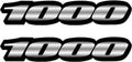 Awonderful Motorcycle Reflective Vinyl Fairing Sticker Decal for GSXR1000,Grey
