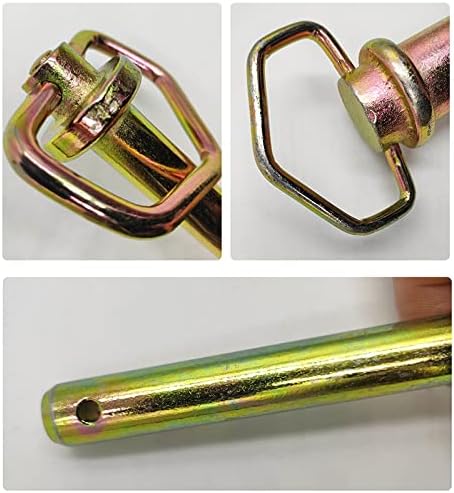 NRC&XRC Hitch Pin with Chain Accessories for Tractors, 3/4 by 6-1/4-Inch