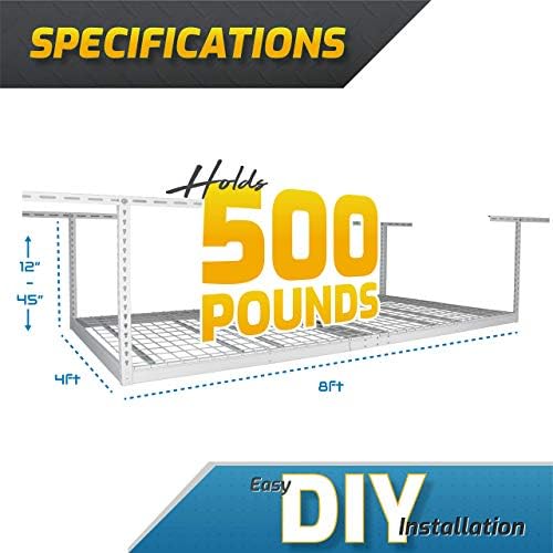 monsterrax 4x8 rack and bins bundle | 4’, close-up detail
