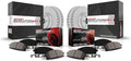 Power Stop CRK4104 Front and Rear Z23 Evolution Geomet Coated Brake Kit by PowerStop