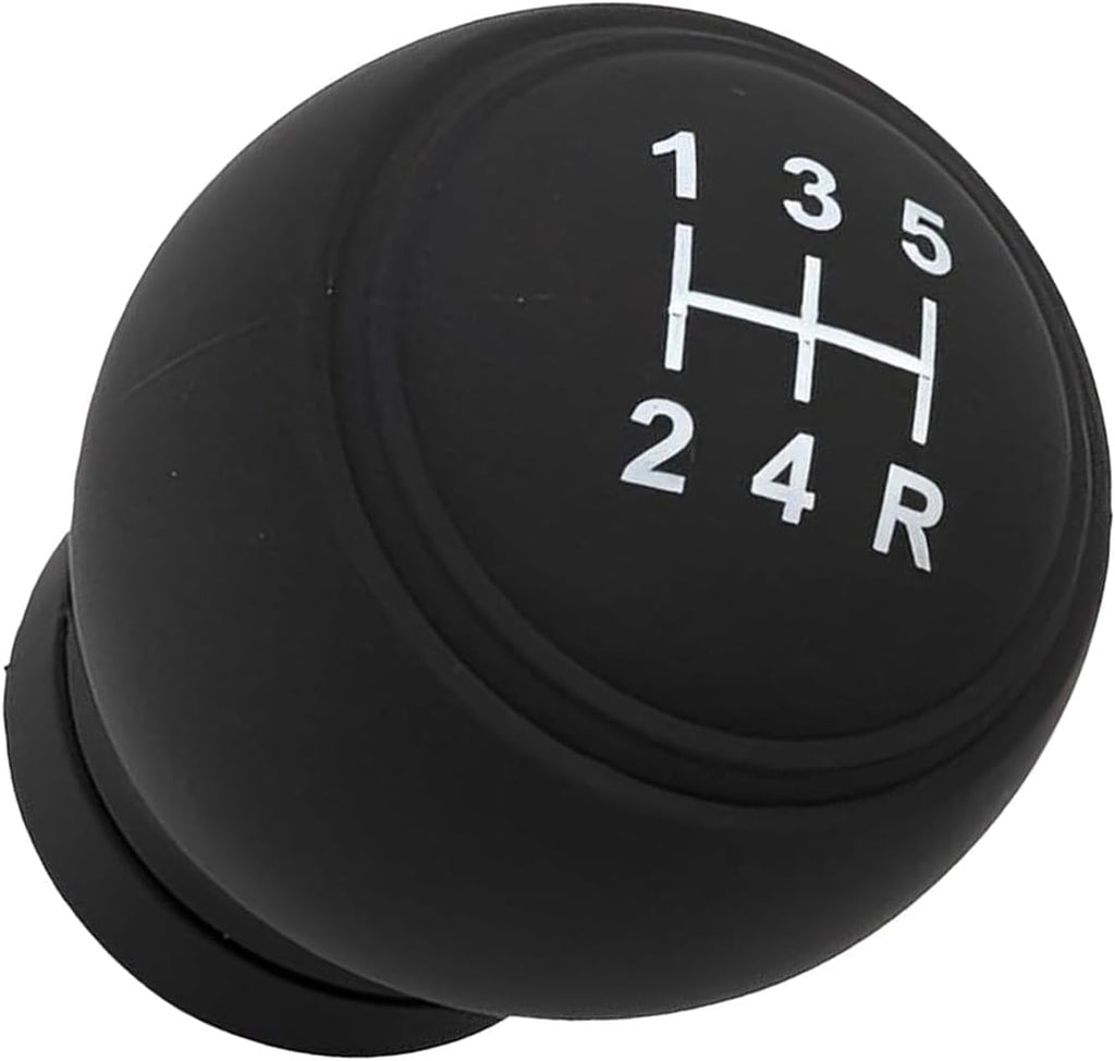 Gear Shift Knob Cover, Silicone Anti-Slip 5-Speed 6-Speed Manual Shifter Protector, Universal Car Interior Accessories for Most Vehicles (5-Speed Right)