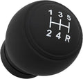 Gear Shift Knob Cover, Silicone Anti-Slip 5-Speed 6-Speed Manual Shifter Protector, Universal Car Interior Accessories for Most Vehicles (5-Speed Right)