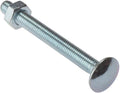 carriage bolt & nut zp m6 x 100mm, main product view