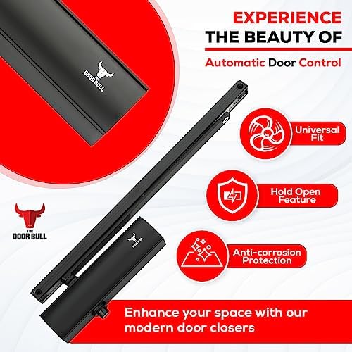 the door bull series 5000 automatic door closer, side view