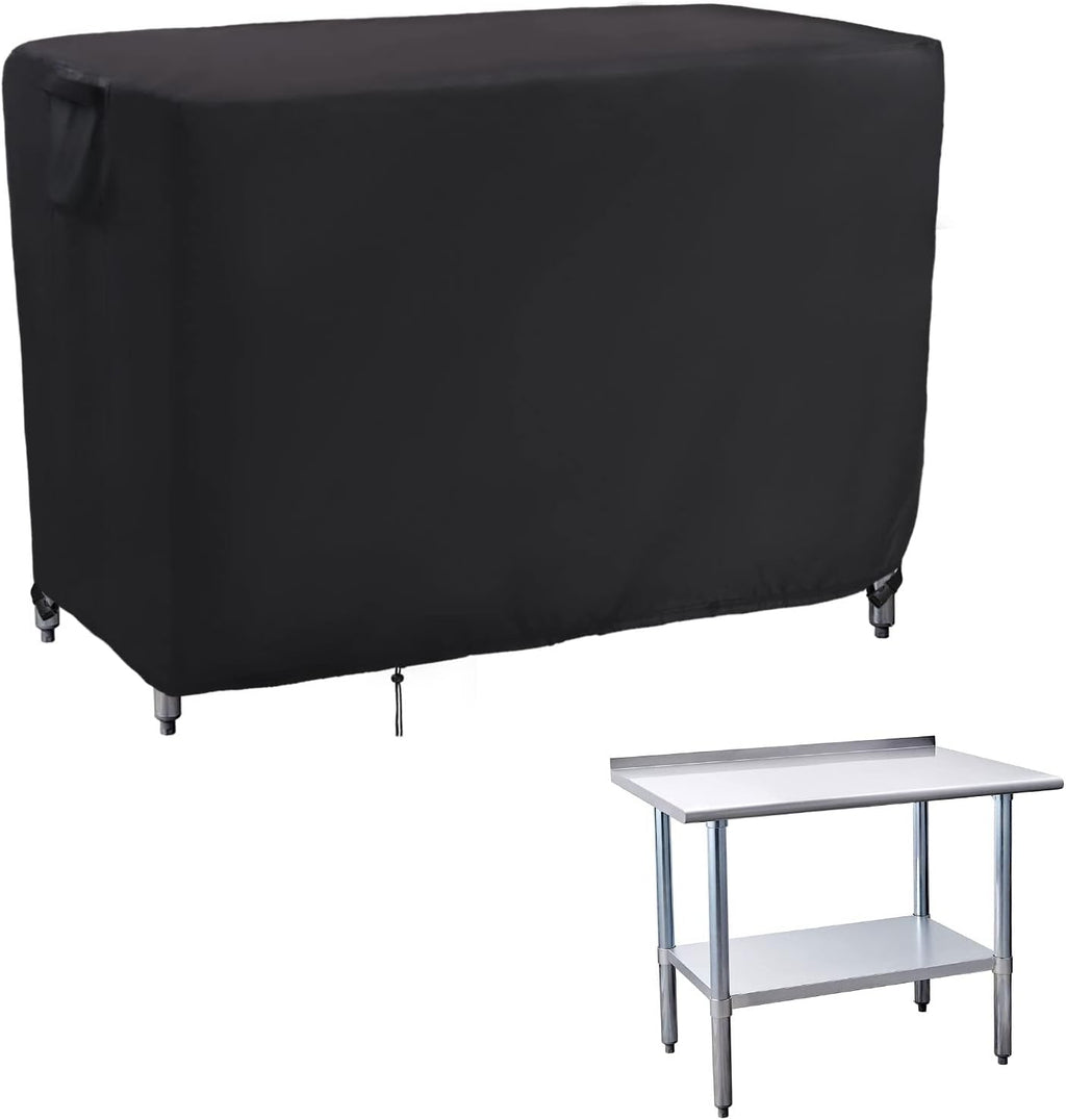 Kingling Outdoor Prep Table Covers, Waterproof Stainless Steel Table Cover