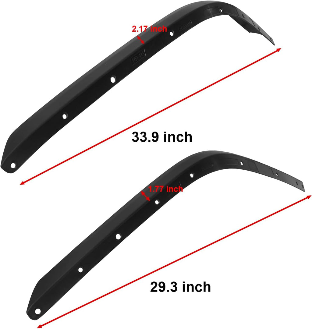 Front & Rear Fender Flares Extensions Set Fits 2018-2026 for Jeep Wrangler JL 4XE (Fit High Fender Flares)