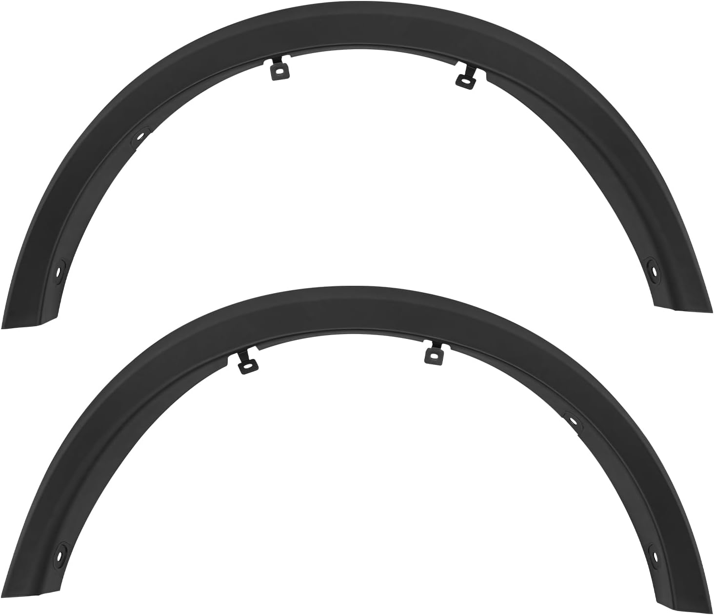 Front Left & Right Fender Flare Molding Trim for 2021-2024 Nissan Kicks S SV SR 1.6L, Pair Driver & Passenger Side Wheel Arch Trim, Replacement 638115RY0A 63810-5RY0A (A pair)